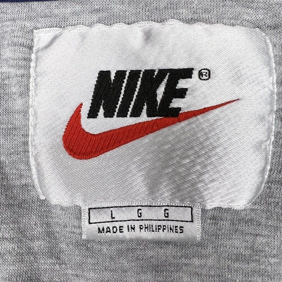 Vintage 90's Nike Men's Blue Full Zip Long Sleeve Windbreaker Jacket Size L - Picture 6 of 10